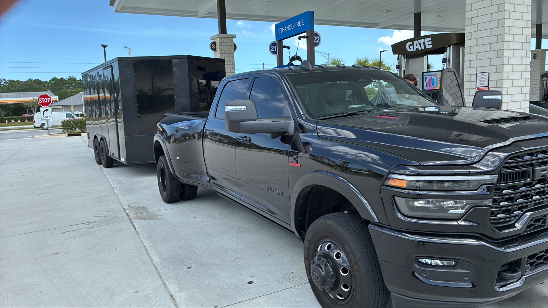 Get Gutters truck and trailer